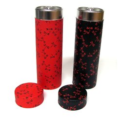 Set japonských dóz Nara (černá a červená)