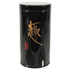 Japonská dóza na čaj - černá (50-100 g)