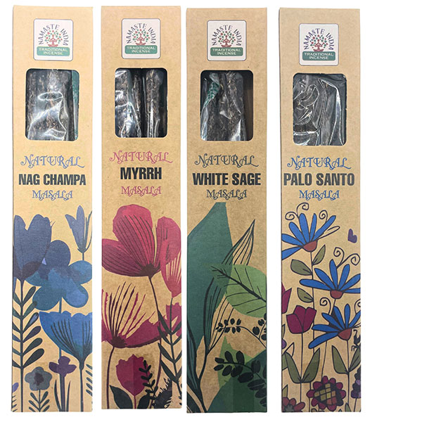 Dlho horiace vonné tyčinky Namaste Natural Masala
