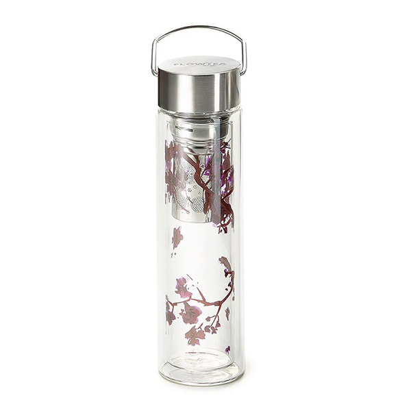 Termoska s filtrem Flowtea Cherry Blossom (400 ml)