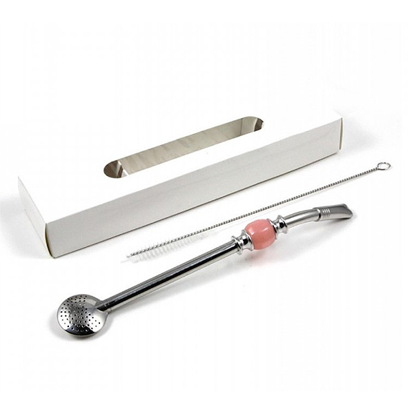 Set Bombilla Lagrima (růžová)