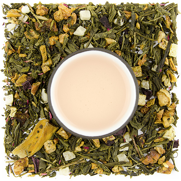 Sencha Pink Tropics (guava-mango) - Velikost balení: 100 g