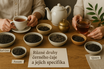 Různé druhy černého čaje a jejich specifika