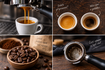 Jak připravit dobré espresso doma krok za krokem