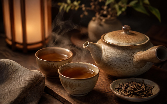 Hojicha čaj Japonsko