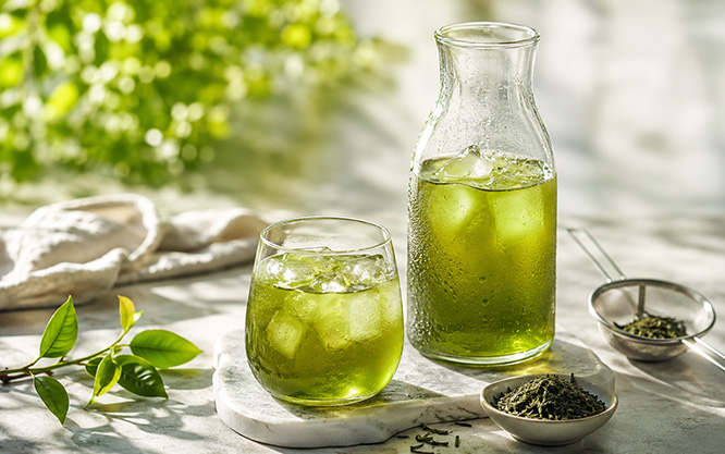 Cold brew japonský čaj