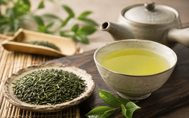 Príprava japonského čaju Sencha
